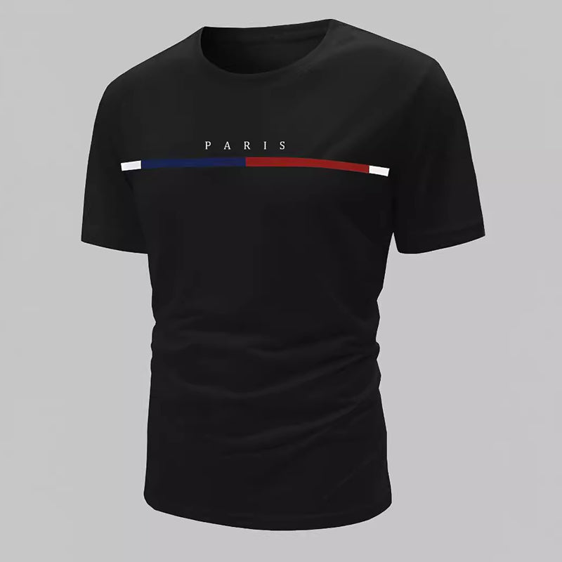 Maglietta grafica minimalista da uomo