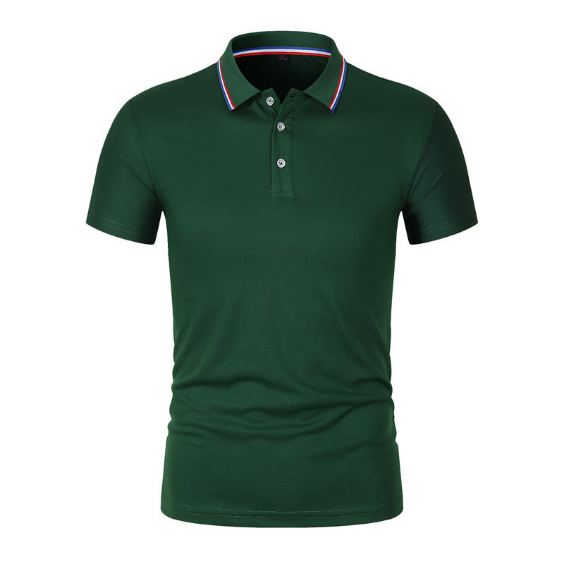 Camisa de manga corta con cuello y corte clásico para hombre