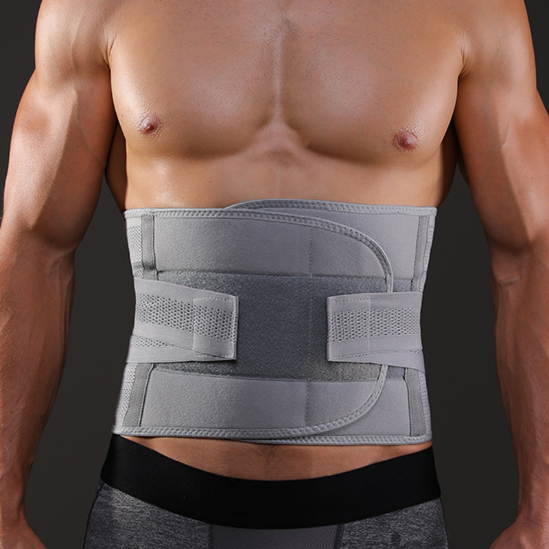 Ceinture dorsale de compression à double sangle avec renforts amovibles