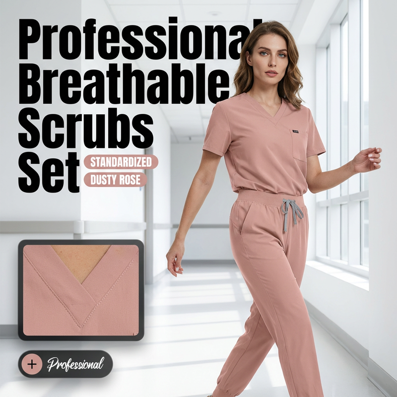Conjunto de pijamas médicos cómodos y transpirables para mujer
