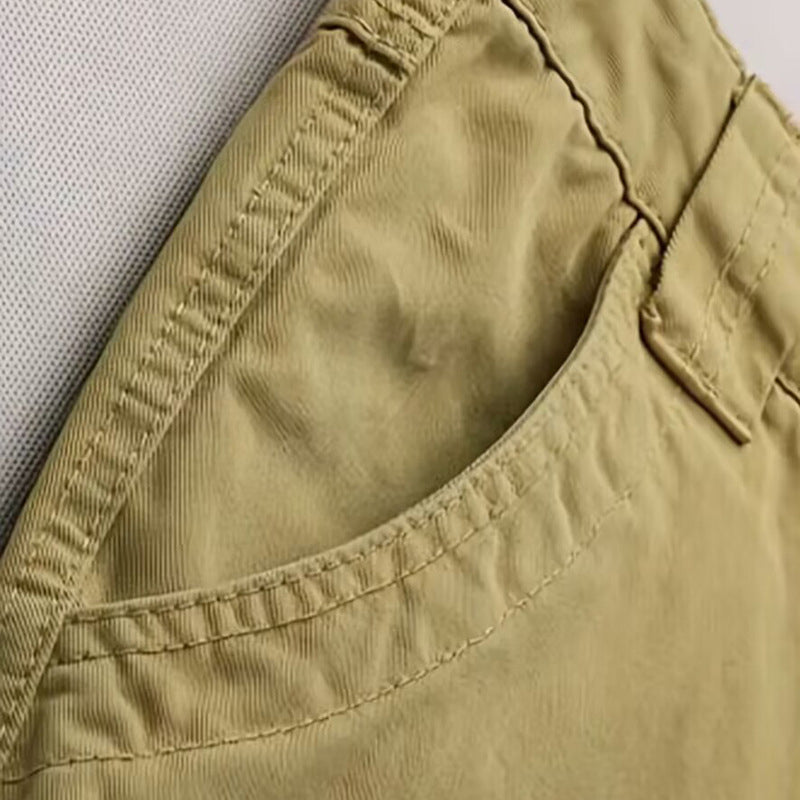 Pantaloni cargo classici da uomo con tasche multiple