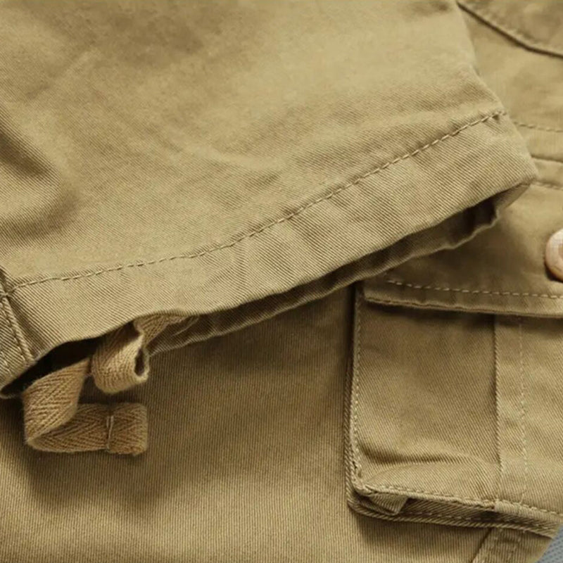 Pantaloni cargo classici da uomo con tasche multiple