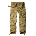 Pantaloni cargo classici da uomo con tasche multiple