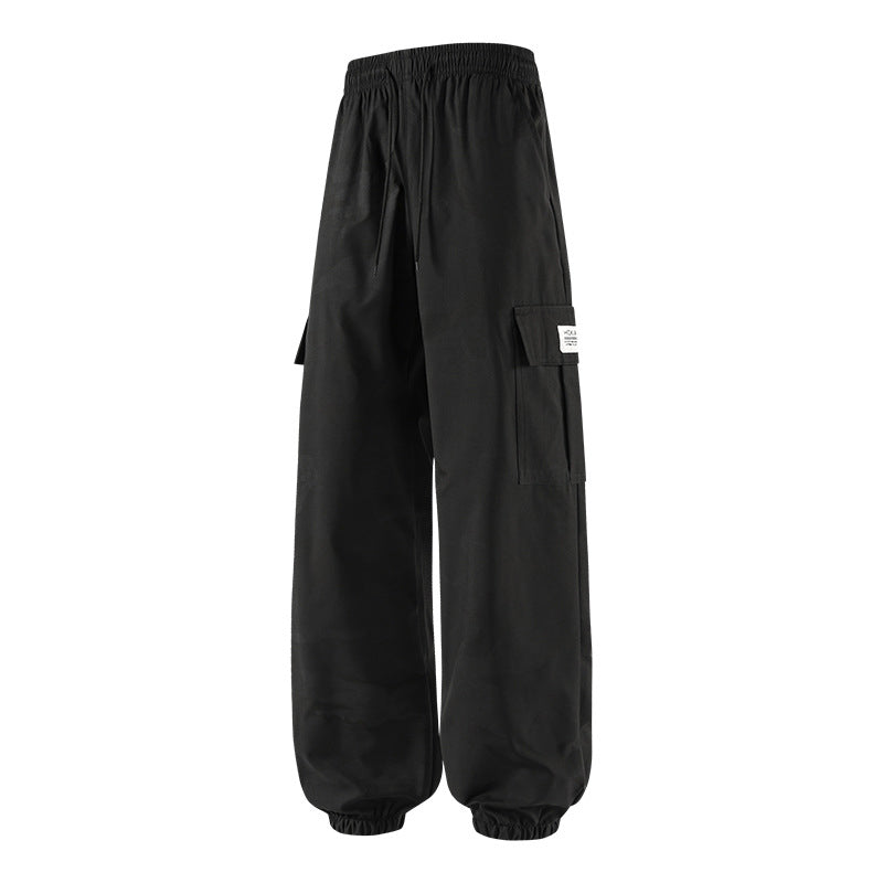 Pantaloni casual da uomo mimetici con coulisse