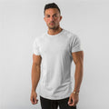 T-shirt traspirante da fitness da uomo, modello muscoloso