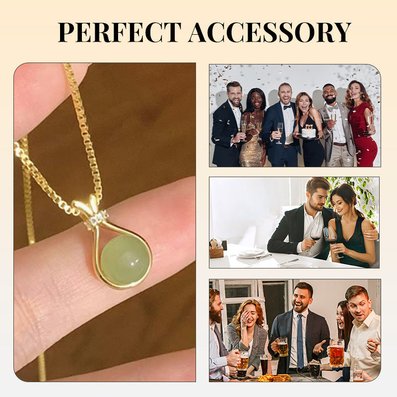 Elegante hangerketting van Hetian-jade