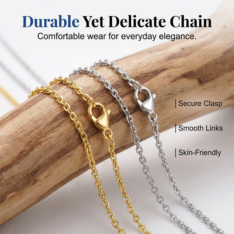 Collana con ciondolo Sole e Luna e strass