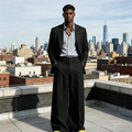 NOW Men's Minimalist Wide-Leg Pants-Structured Seams & Premium Fabric