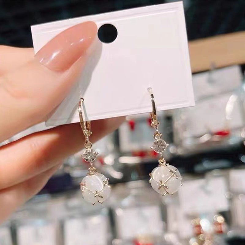 Elegante fonkelende hangoorbellen voor dames