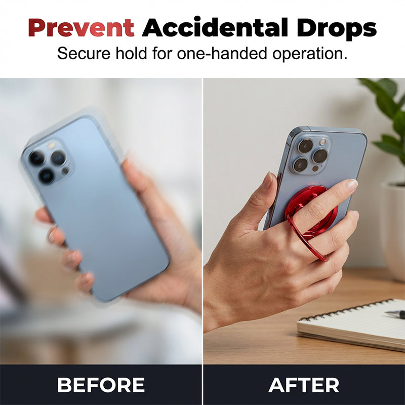 Free Spinning Clover Phone Ring Holder & Kickstand