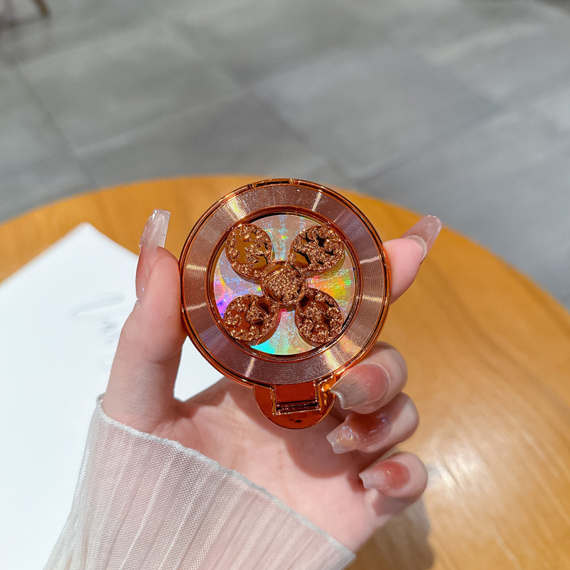 Free Spinning Clover Phone Ring Holder & Kickstand