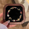 New Arrival Whimsical Celestial Charm Bracelet (Free Storage Box)
