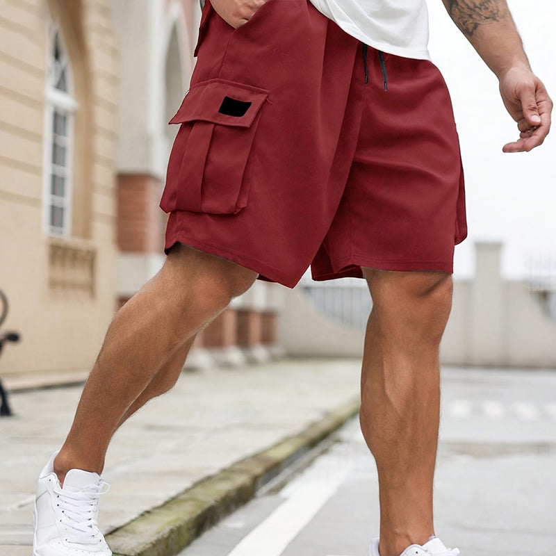 Relaxed Fit Summer Cargo Shorts for Men