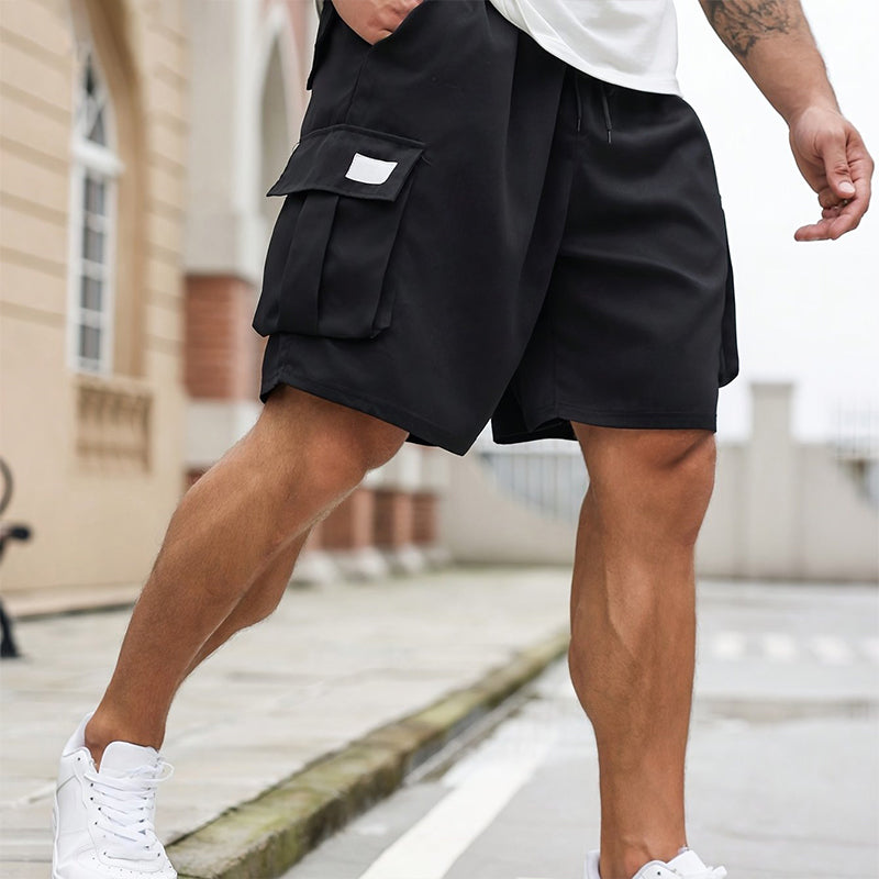 Relaxed Fit Summer Cargo Shorts for Men