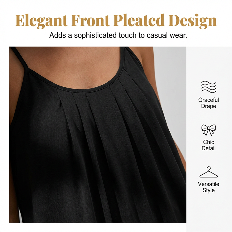 Breezy Pleated Summer Camisole