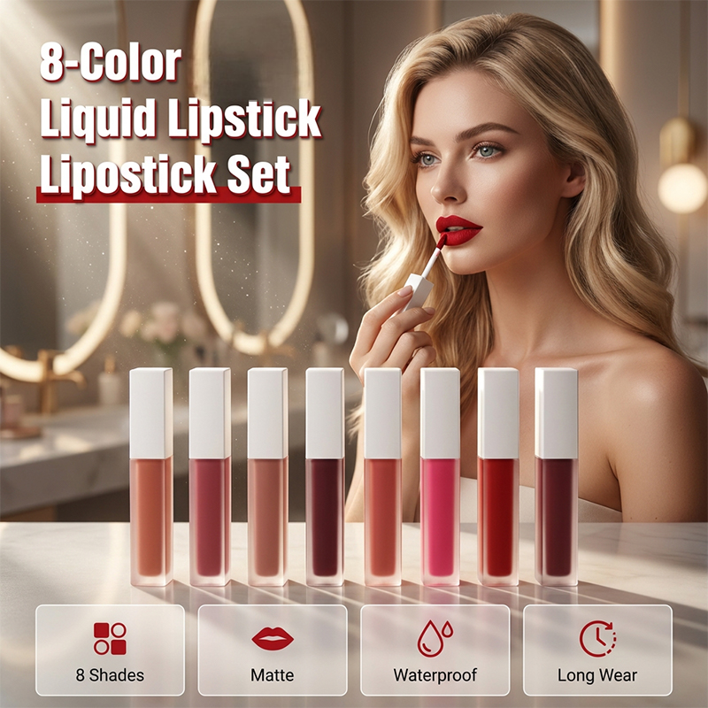 Gratis waterproof en langhoudende vloeibare lipstick