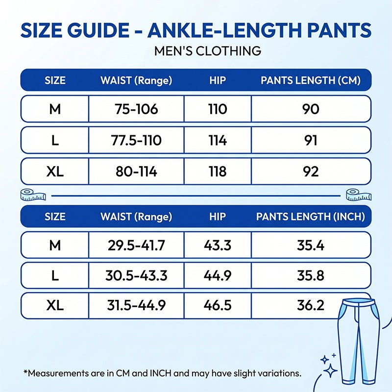 Men's Striped Linen Blend Casual Pants