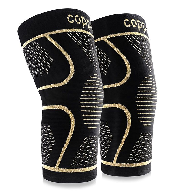 Koperen compressiekniebrace