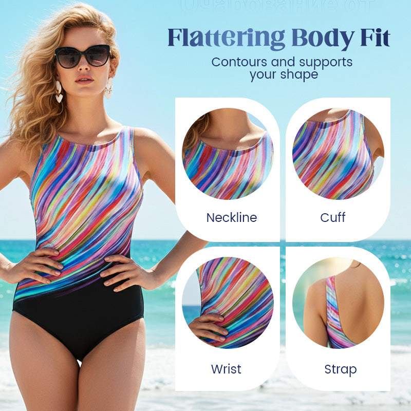 Costume da bagno intero stampato alla moda
