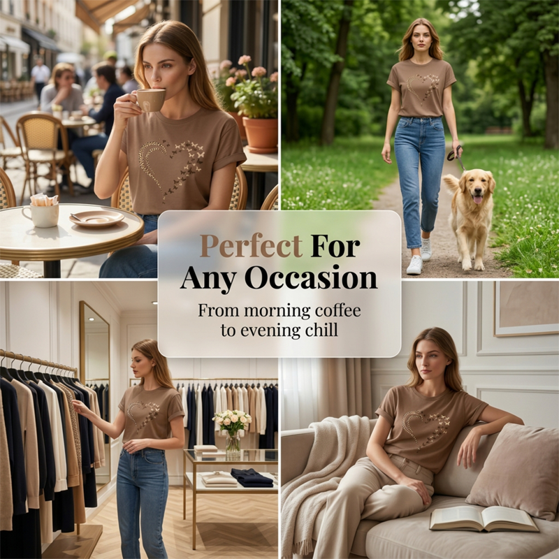 Women's Casual Print Short Sleeve Top