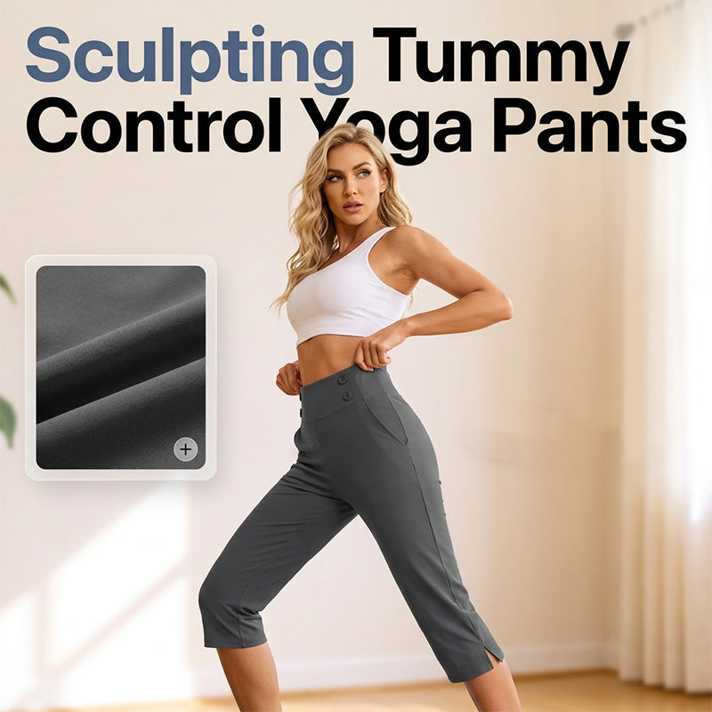 Pantaloni da yoga eleganti contenitivi per la pancia - Effetto snellente, comodi e perfetti per tutti i giorni