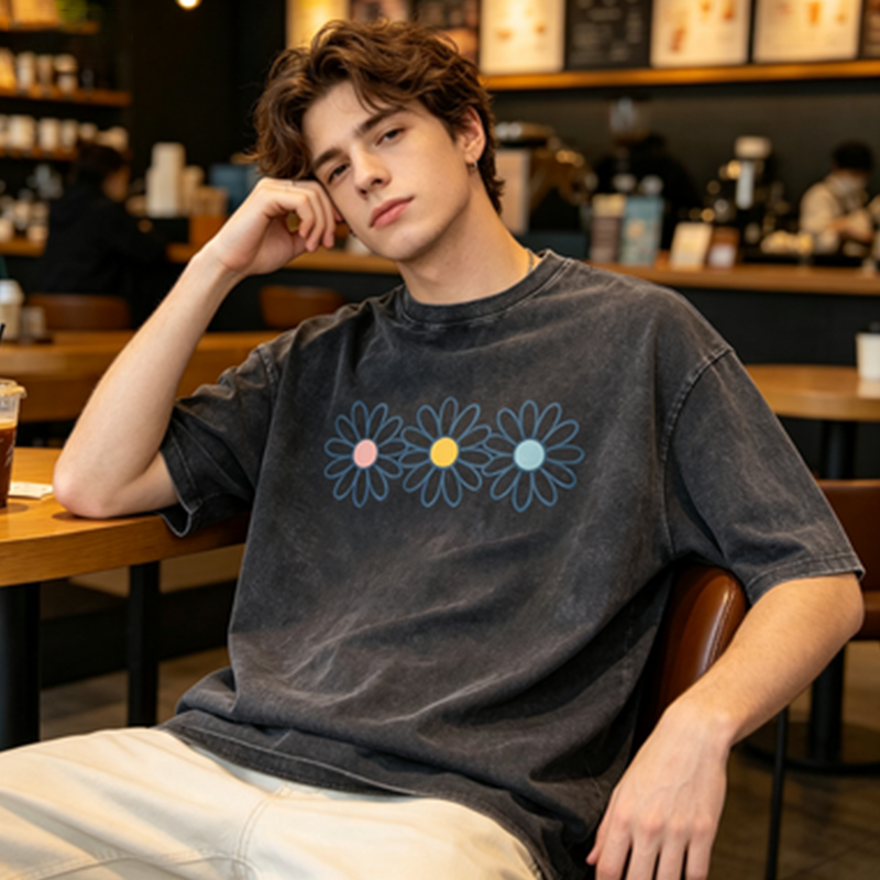 T-shirt met madeliefjesprint voor dames