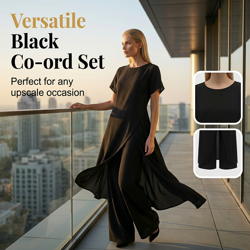 Minimalist Loose Fit Two-Piece Outfit