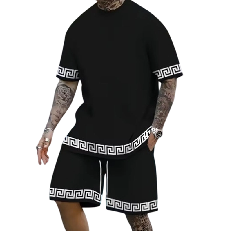 Breathable Crew Neck Short Sleeve & Shorts Set