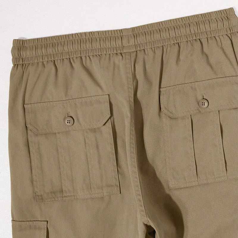 Cargo-broek met rechte pijpen en comfortabele pasvorm voor heren