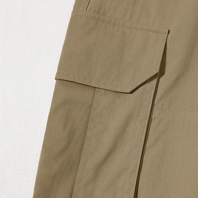 Cargo-broek met rechte pijpen en comfortabele pasvorm voor heren