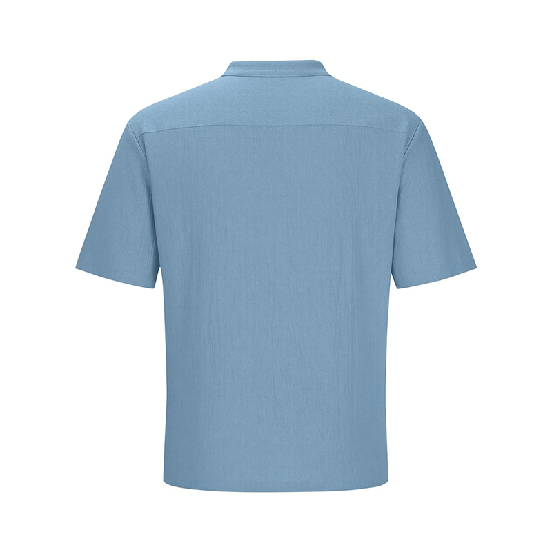 Men's Casual Solid Color Short Sleeve T-Shirt