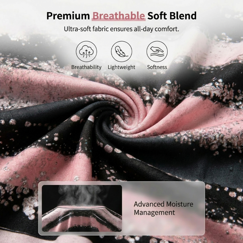 Top Henley da donna a righe effetto due pezzi
