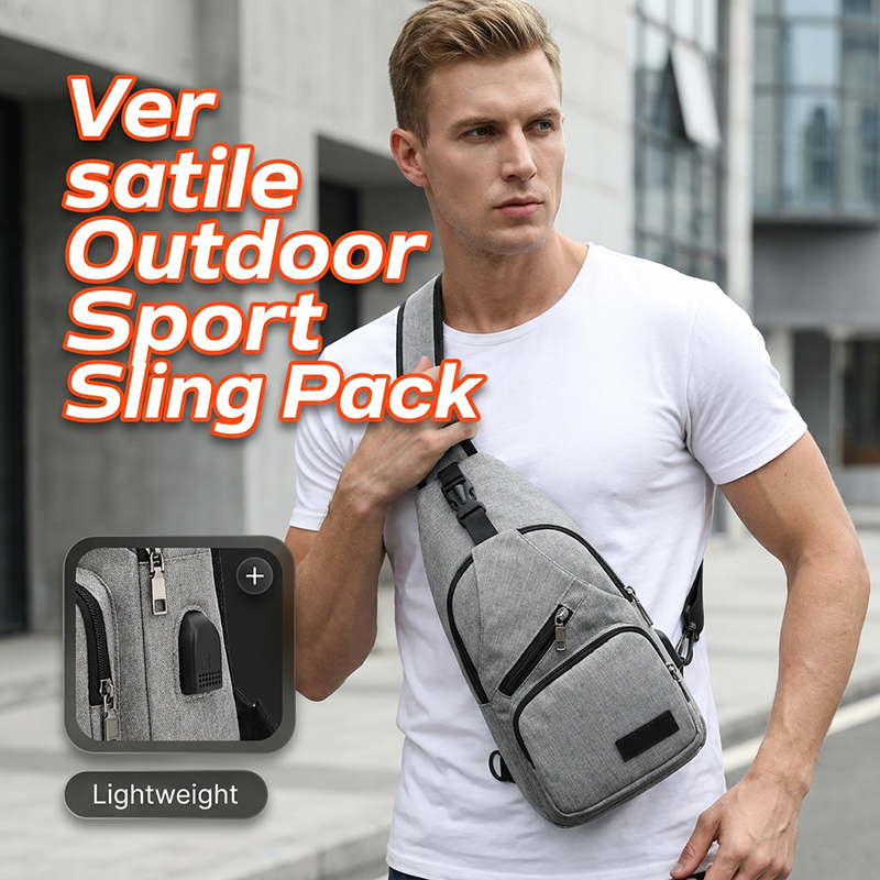 Outdoor-slingbag - multifunctioneel, duurzaam