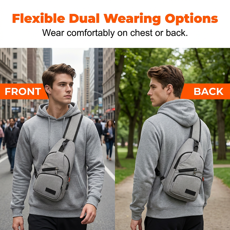 Outdoor-slingbag - multifunctioneel, duurzaam