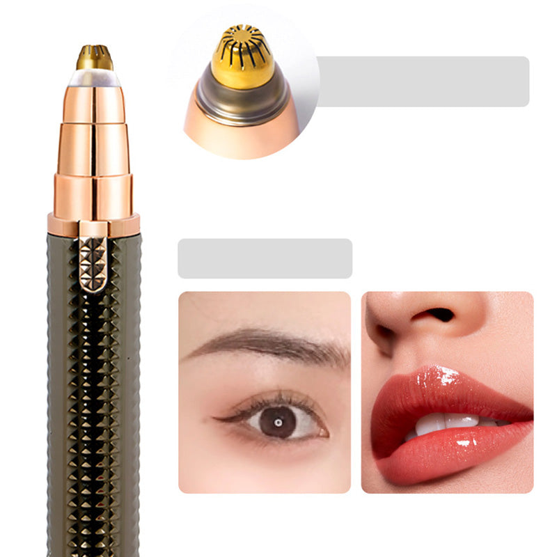 Portable Electric Eyebrow Trimmer ¨C Interchangeable Heads