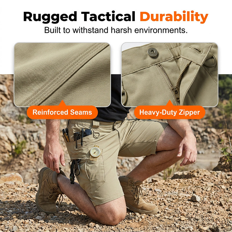 Casual cargoshorts voor heren voor buiten