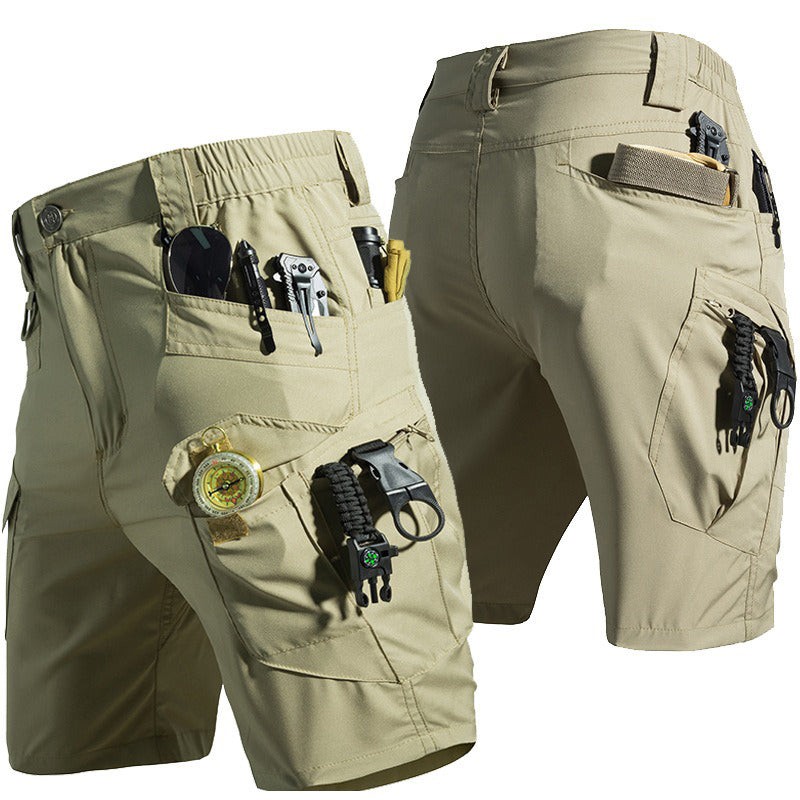 Pantalones cortos cargo informales para hombre, para actividades al aire libre