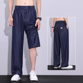 Pantalones casuales rectos de pierna ancha para hombre