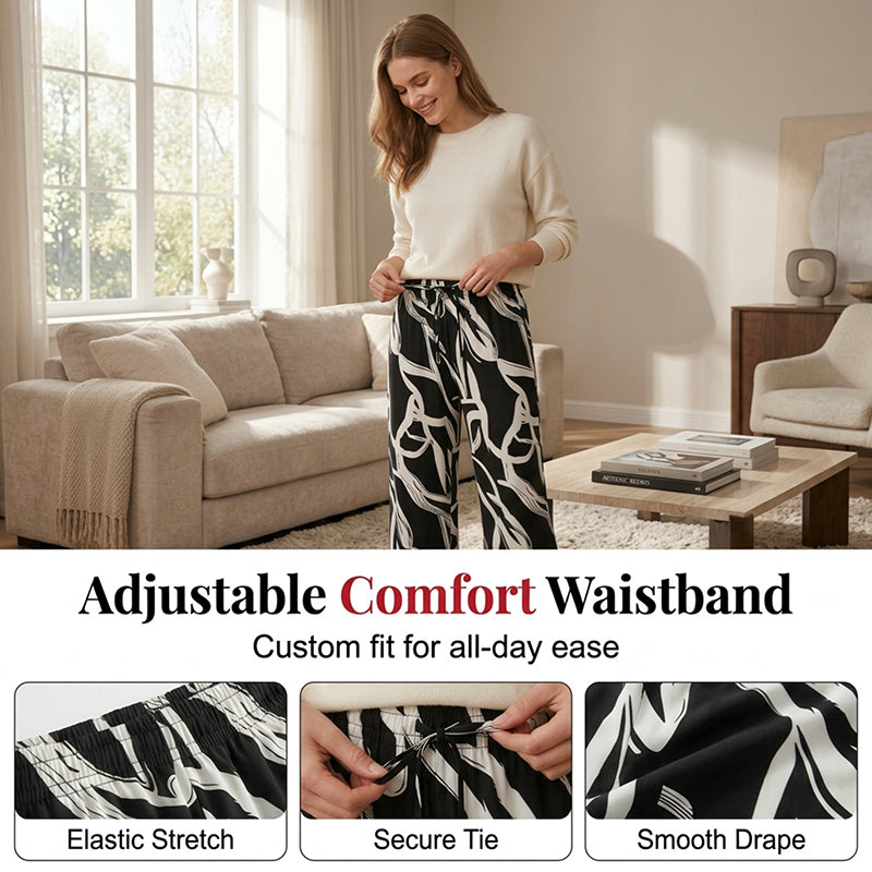 Women's Casual Loose Fit Trousers with Pockets
