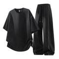 Conjunto informal de camiseta de cuello redondo y pantalón para hombre