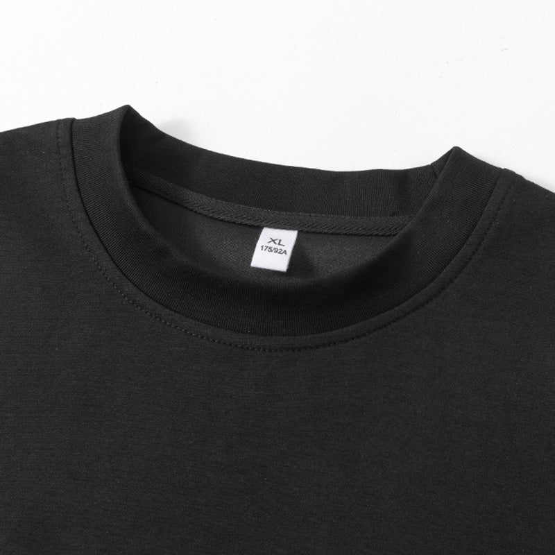 Conjunto informal de camiseta de cuello redondo y pantalón para hombre