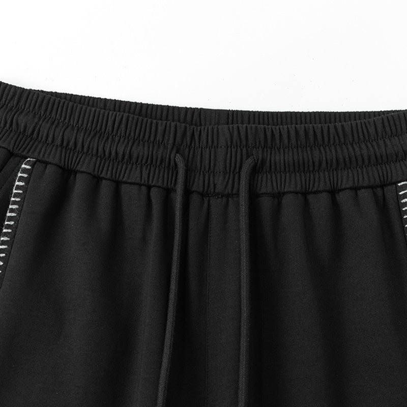 Conjunto informal de camiseta de cuello redondo y pantalón para hombre