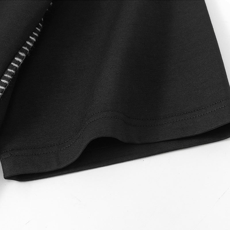 Conjunto informal de camiseta de cuello redondo y pantalón para hombre