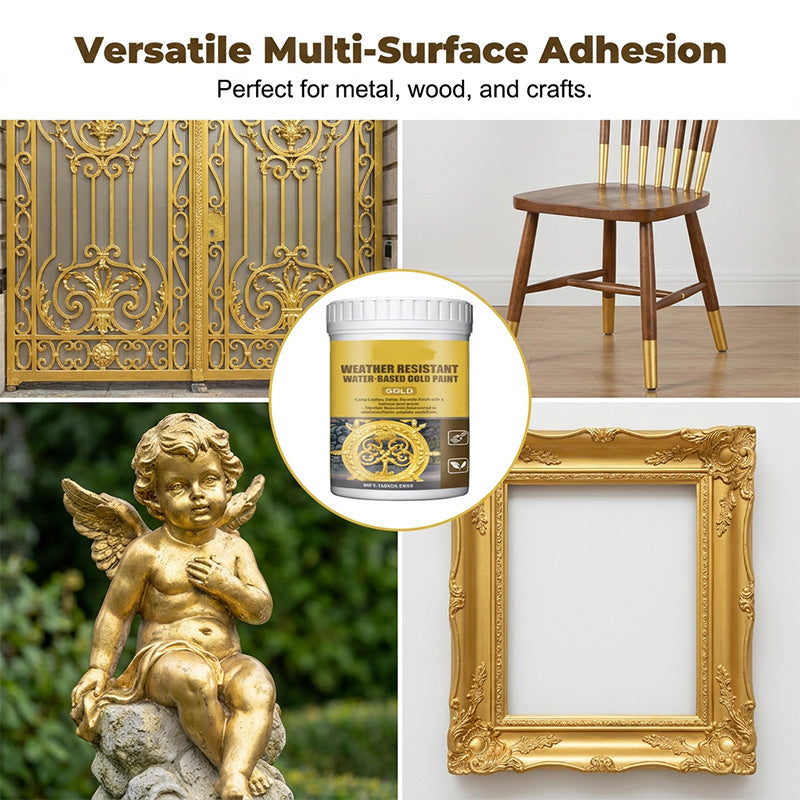Special Price $19.99 Weather-resistant, Water-based Gold Paint