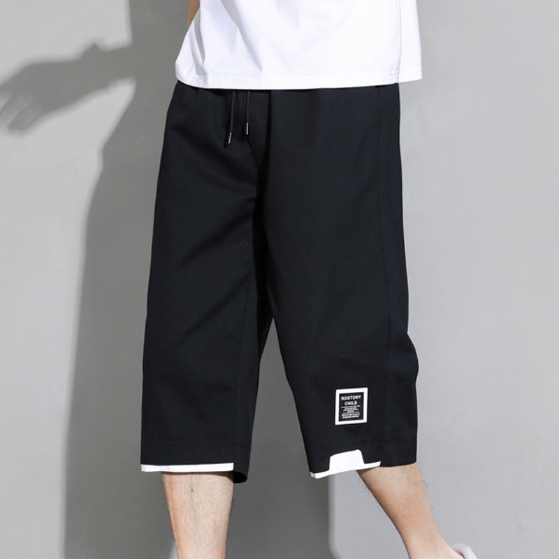Men's Ice Silk Breathable Capri Shorts