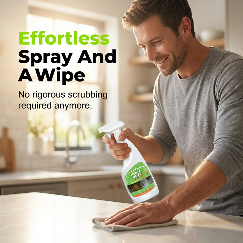 Heavy-Duty Kitchen Degreaser Spray ¨C Fast Grease Remover