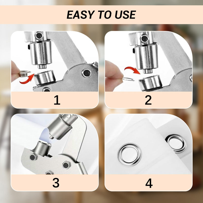 Set di pinze per occhielli ¨C Resistenti, completo, per teloni e fai da te
