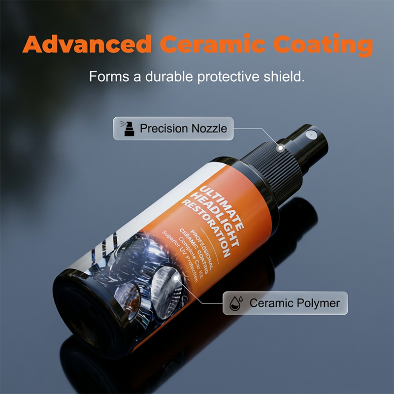 Kit spray professionale gratuito per il ripristino dei fari - Trasparenza, luminosità e guida sicura