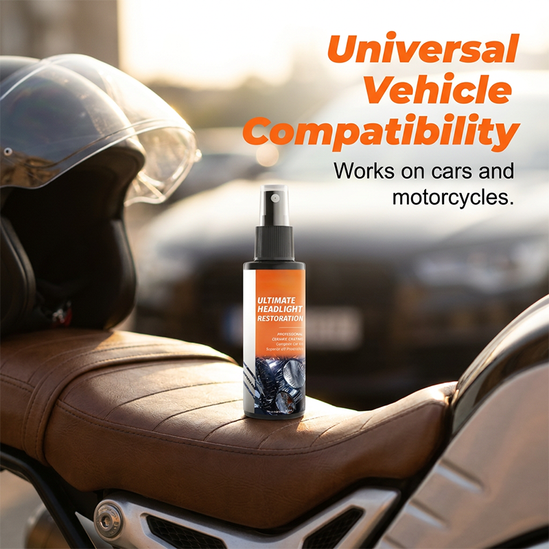Kit spray professionale gratuito per il ripristino dei fari - Trasparenza, luminosità e guida sicura