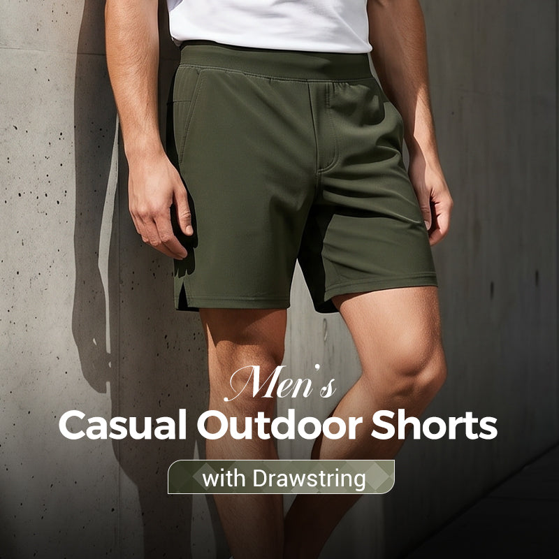 NOW Men's Casual Outdoor Shorts ¨C Quick-Dry & Drawstring